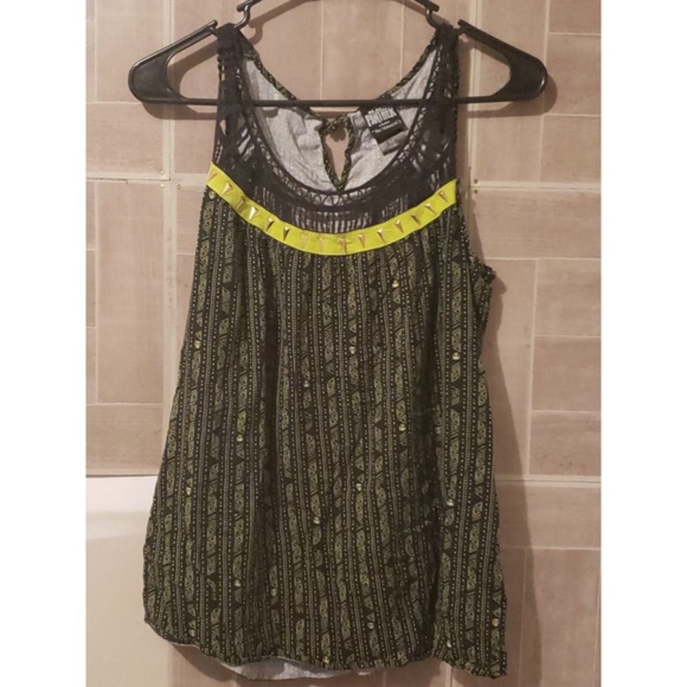 Marvel Black Panther By Her Universe Wakanda Womens Tank Top Black Medium Shirt‎